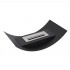 Curved bio fireplace for table