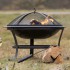 Atlanta firepit in black