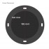 Toronto Black two-sided ceiling mounted bioethanol fireplace