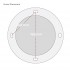 Toronto White - 2-sided ceiling mounted bioethanol fireplace