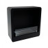 Black Square Bioethanol Fireplace for the Wall