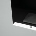 Murus 1200 - Narrow Glossy White Wall-mounted Bioethanol Fireplace