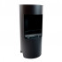 Montgomery Black open free-standing bioethanol fireplace in wood stove design