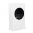 White freestanding ethanol fireplace  - 100 cm wide