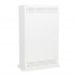 White freestanding ethanol fireplace  - 100 cm wide