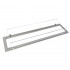 Steel frame with glass for burner