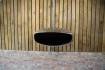 Hein and Haugaard UFO-60 Round-beamed, high-flame bio fireplace in steel