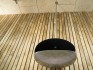 Hein and Haugaard UFO-60 Round-beamed, high-flame bio fireplace in steel
