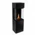 Planika Arcticon Black - Free-standing remote controlled Burning Ethanol Vapors bioethanol fireplace