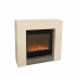 Milos Fossil Stone Surround Xaralyn electric fireplace