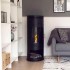 Washington - Black bioethanol wood-burning stove