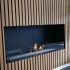 Foco One 1000 - Modern built-in bioethanol fireplace insert with a one-sided open design