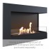 Corner bio fireplace 70 cm