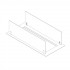 Built-in profile - 45 cm