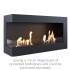 Corner bio fireplace 90 cm (left)