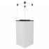 Outdoor gas fireplace
