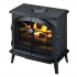 Water fireplace Stockbridge in black