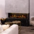 Dimplex Vista 130 III - 3-sided built-in fireplace with Opti-V flame technology