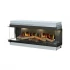 Dimplex Vista 130 III - 3-sided built-in fireplace with Opti-V flame technology