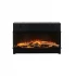 Dimplex Vivente 100 electric built-in fireplace with a flame view from one or multiple sides