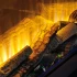 Dimplex Vivente 100 electric built-in fireplace with a flame view from one or multiple sides