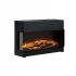 Dimplex Vivente 100 electric built-in fireplace with a flame view from one or multiple sides