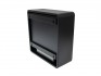 Black Square Bioethanol Fireplace for the Wall
