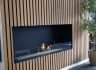 Foco One 1000 - Modern built-in bioethanol fireplace insert with a one-sided open design