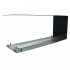 Foco Room Divider 1200 bioethanol fireplace with a three-sided flame view.