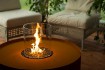 Fire pit Glass cylinder and installation