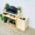 Wooden Gas Cylinder Cover 11KG