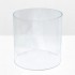 Fire pit Glass cylinder and installation