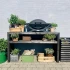Kabeltromlen  Wooden Grill Table - Black - 120 cm