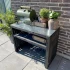 Kabeltromlen  Wooden Grill Table - Black - 120 cm