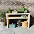 Kabeltromlen Grill Table made from spruce wood- 100 cm