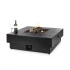 Happy Cocooning - Hestia Gas Fire Pit Table Black 