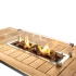 Happy Cocooning Rectangular Gas Burner for building into a garden table