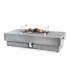 Happy Cocooning Odin Gas Fire Fit Table Grey - Size 153x70x36 cm