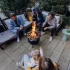 Grill plate for Höfats Moon 45 outdoor smokeless fire pit.