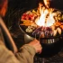 Grill plate for Höfats Moon 45 outdoor smokeless fire pit.