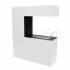 High room divider fireplace