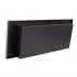 Large Stainless Steel Bio Fireplace for Wall Mounting with Glass Panel