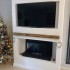 Bioethanol fireplace in stainless steel that can be freestanding or wall mounted.