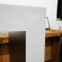 White freestanding bioethanol fireplace 120cm