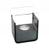 Small table bio fireplace in black 