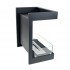 3-sided chimney build-in bio fireplace
