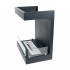 3-sided chimney build-in bio fireplace