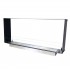 Foco Two 1200 Slim – modern built-in tunnel bioethanol fireplace with tempered glass panels