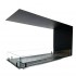 Foco Room Divider 1000 bioethanol fireplace with three-sided flame view.
