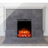 Professional electric fireplace LED 45 for wall mounting